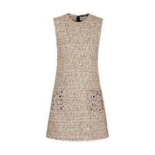 Louis Vuitton Embroidered Cocktail Dress In 2020 Dresses Fashion Dresses For Work