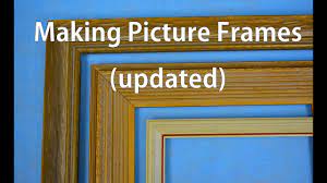 How to hold stretched canvas in a picture frame. How To Make Picture Frames Updated Youtube