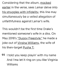 I wouldve respected Drake more if he actually dropped the track himself. :  rKendrickLamar