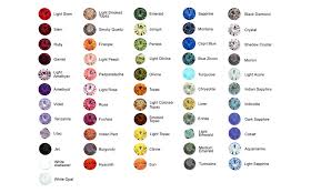 Crystal Color Chart Paperspecs