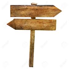 Directional arrows free brushes licensed under creative commons, . Two Blank Wooden Directional Signs Arrows Crossroad Isolated Stock Photo Picture And Royalty Free Image Image 52123788