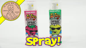 Too Tarts Gween Apple Straw Bewwy Spray Candy I Squirt 160 Times Youtube