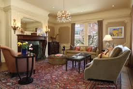 Colors Of Antique Rug Underscore The Art Displayed In Living Room Simple Carpets Home Persian Carpet
