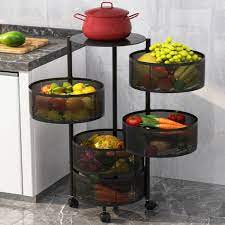 There is a paper towel holder in the center and a regular bar below it for dishtowels. Rotating Shelf Buy 2 Get Free Shipping In 2021 Kitchen Shelves Multi Layering Airtight Food Storage Containers