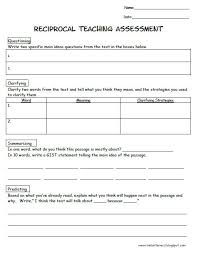 Reciprocal Teaching Assessment Reciprocal Teaching Reciprocal Reading Reading Instruction