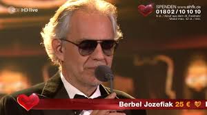 Andrea bocelli omri omdsm (italian: Halleluja Zdfmediathek