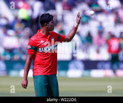 London, UK. 05th July, 2019. LONDON, England. July 05: Mohammad Saif uddin  of Bangladesh during ICC Cricket World Cup between Pakinstan and Bangladesh  at the Lord's Ground
