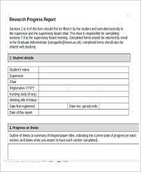 Progress Report Template Research 3 Templates Example Progress Report Progress Report Template Report Template