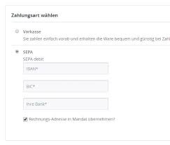Sepa hat den zahlungsverkehr innerhalb der falls sie sich unsicher sind, welche form das mandat haben muss und welche informationen nicht fehlen. Shopware 5 Versand Zahlungsarten Zahlungsarten