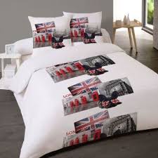 Une housse de couette soyeuse et douce, avec un bel aspect lustré. Housse Couette 200x200 2 Taies British Style Achat Prix Fnac