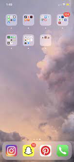 Iphone Folder Organization Iphone Organization Iphone Home Screen Layout Phone Apps Iphone