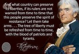 Thomas Jefferson Refresh The Tree Of Liberty Http Www Liberty Quotes Founding Fathers Quotes Jefferson Quotes