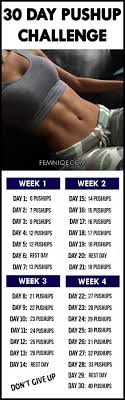 30 Day Push Up Challenge For Beginners Easy Yoga Workouts 30 Day Pushup Challenge Push Up Challenge