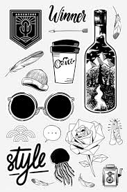 Aesthetic Baddie Printable Cute Stickers Black And White Pin By Alfida Rahmi On Adesivos In 2020 Black And White Stickers Aesthetic Stickers Black Stickers