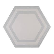 Light Gray Hex Deco Garden State Tile Gray Hex Custom Tiles Deco