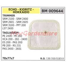 Failure to do so could result in serous injury. Luftfilter Echo Trimmer Srm 2100 2400 2601 2605 3100 009644