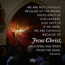Bishop Robert Barron Friends Please Share This Video With Your Family And Friends Especially Those Thinking Of Abandoning The Catholic Church In This Time Of Terrible Crisis Http Bit Ly 2wadhho Facebook