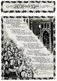 A French Noel Christmas Poem Translated By Henry Wadsworth Longfellow From The December 1900 Is Christmas Poems Vintage Christmas Floral Illustration Vintage