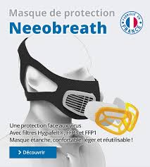 Vous devez, en plus des poussières, protéger vos voies respiratoires des gaz et des vapeurs ? Neeobreath Masque Reutilisable Etanche Et Permanent Loopeen