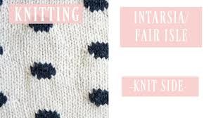This maxi skirt is made in a sporty knit jersey and has an elastic waistband with drawstring to accent the athleisure style. Knitting Intarsia Fair Isle Purl Side Youtube