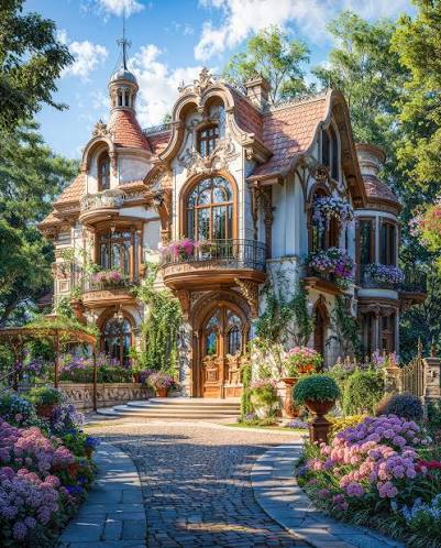 Bellevue Manor 🏡 -— Generative Image Created in Midjourney and  StableDiffusion Inpainted with StableDiffusion Edited with Photoshop and  Lightroom Upscaled with Magnific and Gigapixel AI #beautifulart  #beautifulplace #manor #serene #luxurious #opulence ...