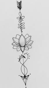 Pin By Elizaveta On Tatuirovki In 2020 Lotus Tattoo Design Tattoos Arrow Tattoos
