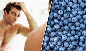 If you lose a lot of hair at a fast rate in your teens and 20s then it has to slow down later because you won't have enough hair to keep losing at the same rate. Hair Loss Diet Eating Blueberries Could Slow Down Male Pattern Baldness Express Co Uk