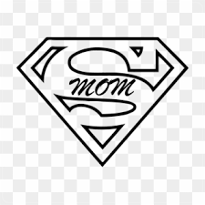 Download or print for free the strongest superhero. Super Mom Decal Superman Logo Printable Coloring Pages Clipart 3882707 Pikpng