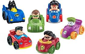 Amazon Com Fisher Price Little People Dc Super Friends Wheelies Gift Set 6 Pack Amazon Exclusive Toys Cool Toys For Boys Popular Kids Toys Popular Toys