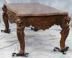 Medieval Table 184 Ornately Carved Medieval Style Dining Table Late Lot 184 Dining Table Dining Table Design Table