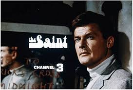 The Saint Roger Moore as Simon Templar Close Up