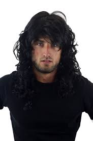 Smooth some hair from the. Glamourous Quality Man Unisex Wig Glam Rock Rocker Metal Long Backcombed Curly Curls Black Voluminous Gfw806 1b 55 Cm Buy Online In China At China Desertcart Com Productid 52762167