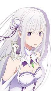 re ゼロから始める異世界生活 エミリア パック qhd 540 960 壁紙 エミリア リゼロ イラスト リゼロ 壁紙