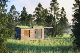 Jonas Wagell S Tiny Green Roofed Arjan Sauna Vanishes In The Norwegian Outback Green Roof Sauna House Sauna Design