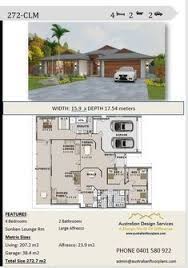 4 bedroom house plans usually allow each child to have their own room, with a generous master suite and possibly a guest room. 4 Bedroom House Plans 2960 Sq Foot 272 M2 Sunken Lounge 4 Etsy In 2021 Contemporary House Plans Family House Plans Modern House Plans