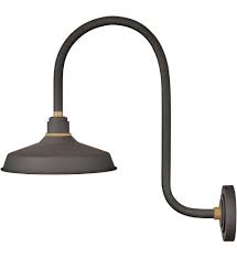 Lamps Com Hinkley Lighting Foundry Classic 23 75 Inch Large Tall Gooseneck Outdoor Wall Sconce