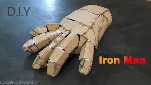 In this video you will learn that how to make iron man's hand. How To Make Iron Man Hand Full Tutorial Cardboard Hand Model Creative Engineer