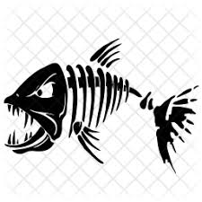 Download Free Fish Skeleton Glyph Icon Available In Svg Png Eps Ai Icon Fonts