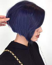 25 Midnight Blue Hair Ideas That Will Inspire Your Next Moody Look Midnight Blue Hair Blue Hair Dark Blue Hair