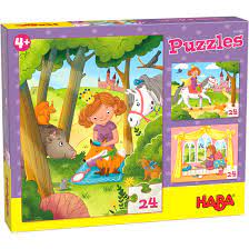 Big cat nap 200pc children's puzzles. Puzzles Princess Valerie Children S Jigsaw Puzzles Games Books Haba Uk