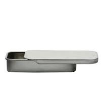 0.25 oz Small Silver Slide Top Tin | Berlin Packaging