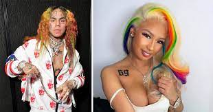 Without the tattoos and rainbow hair, tekashi looks completely unrecognizable. Tekashi69 Girlfriend Jade Sports Rainbow Hair And 69 Tattoo On Instagram Metro News