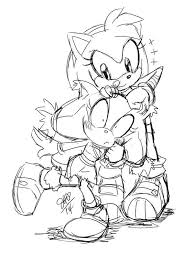 Amy And Sticks Hedgehog Colors Drawings Sonic Art