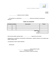 Carta poder simple para llenar modelo 2. Carta De Cotizacion Formatos Y Ejemplos Word Para Imprimir
