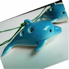 Dolphin Pottery Ocarina Flute Musical Instrument Gift Ceramics Projects Instrument Gifts Pottery Gifts