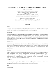 Pemanasan global disebabkan (terutama) oleh emisi karbon dioksida. Ok2wo5hdjr08jm