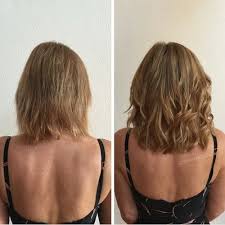 Trendy neck length bob haircut: Full Head Micro Weft Extensions For A Fuller Long Bob Hair Extensions For Short Hair Hair Extensions Best Blonde Hair Extensions Before And After