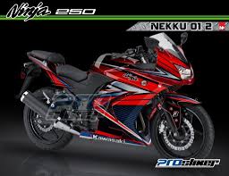 While the cats are away, the mice can play. Modifikasi Ninja 250 Karbu Warna Merah Decal Modif Nekku 01 2 Merah Strip Biru Full Body Prostiker Kawasaki Ninja Monster Energy Kawasaki Ninja 250r