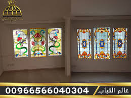 مؤسسة عالم القباب زجاج معشق قبب اهرامات مناور سماوية نوافذ مناظر طبيعية ثوابت ابواب واجهات مطابخ جودة عالية لاصحاب ا Stained Glass Patterns Stained Glass Glass