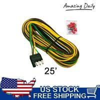 Trailer lighting & wiring (167). Wow New 6 Pole Round Metal Trailer Connector Kit 12 24 Volt 20 Amp With Wiring Ebay